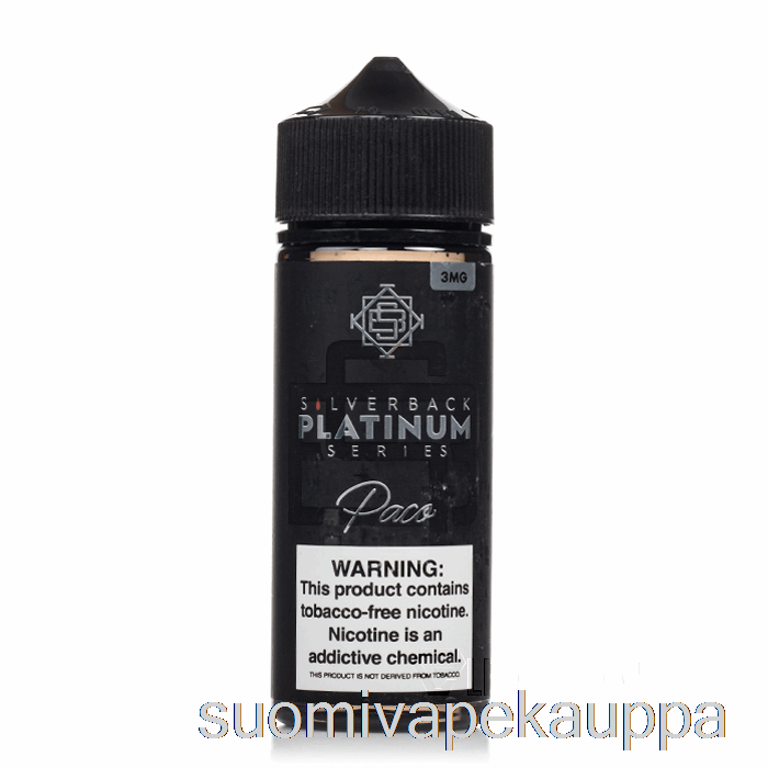 Vape Suomi Paco - Silverback Platina Sarja - 120ml 6mg